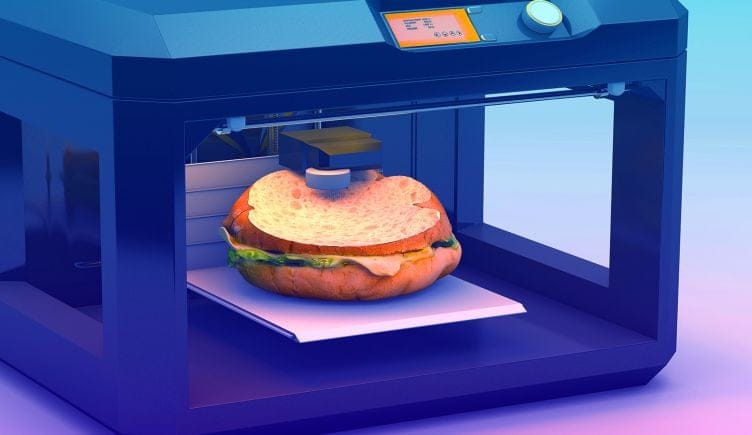 El futuro de la tecnología de impresión 3D de alimentos.