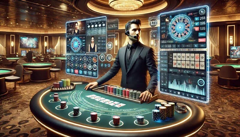 Live-Dealer in Online-Casinos