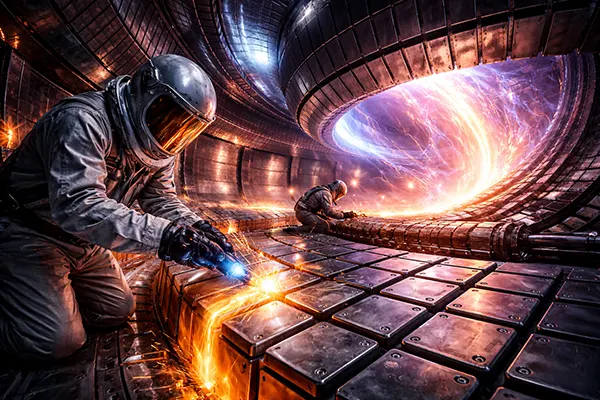 Monoblock armour detail