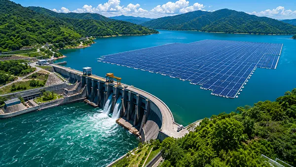 Schwimmendes PV-System